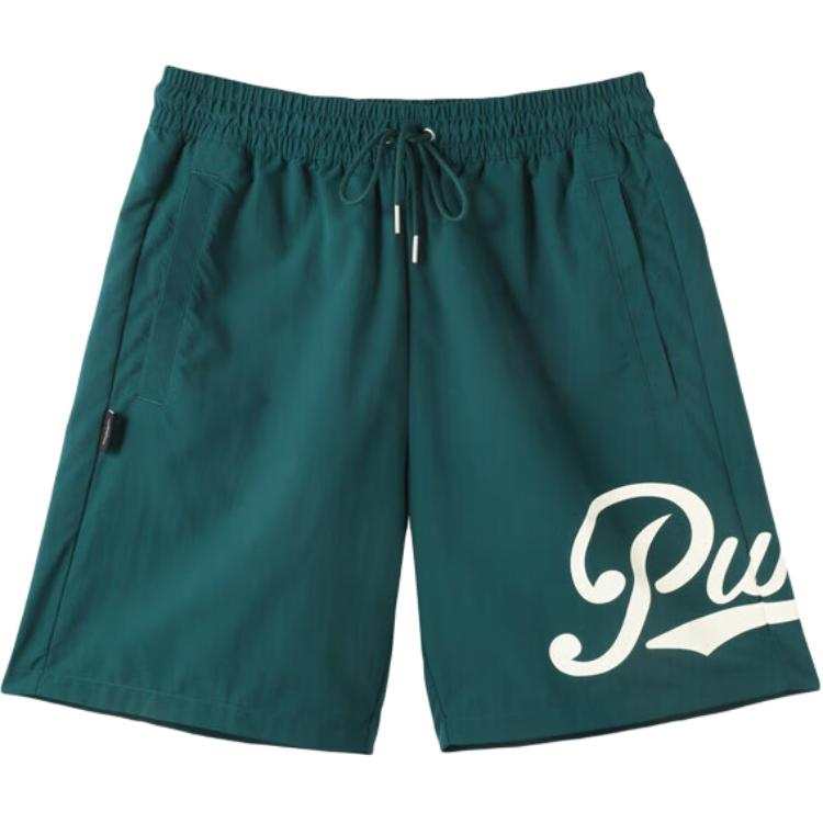 PUMA TEAM CC Casual Shorts Men's Christmas Green