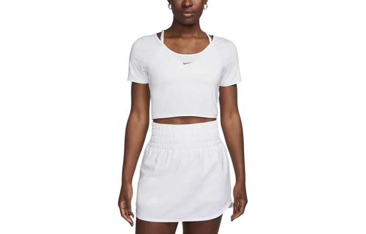 Nike Nike T Shirts Women's White Crew Neck Moderate Other