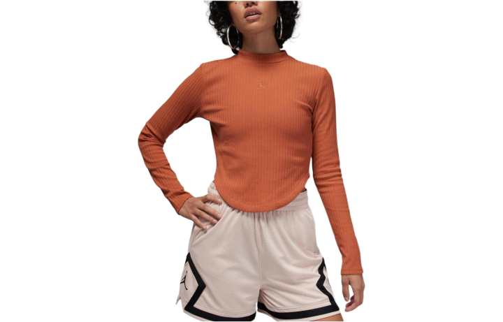 Jordan Jordan T Shirt Women's Gray Peach Red