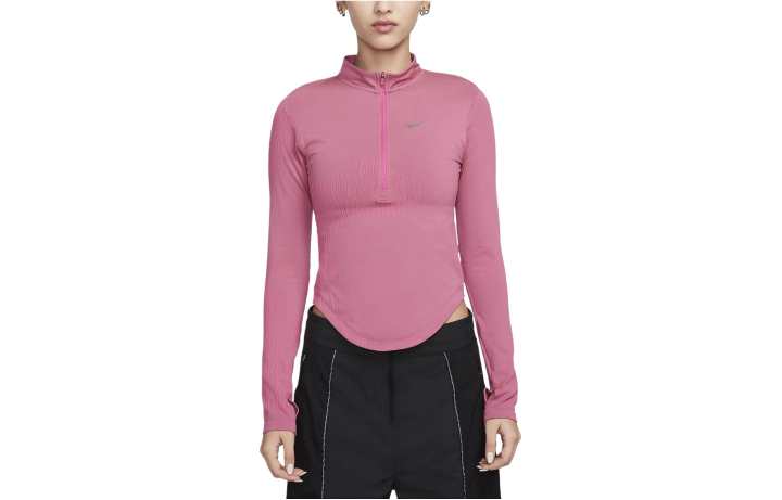 Nike Nike T Shirts Women's Rose Red Stand Collar Moderate