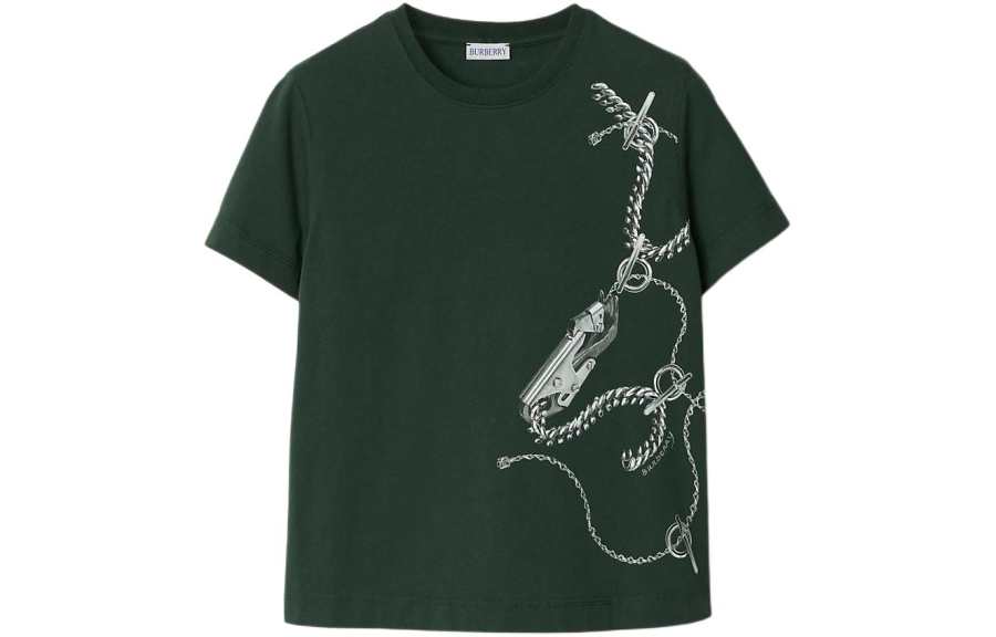 Burberry T Shirt Women's Fir Green