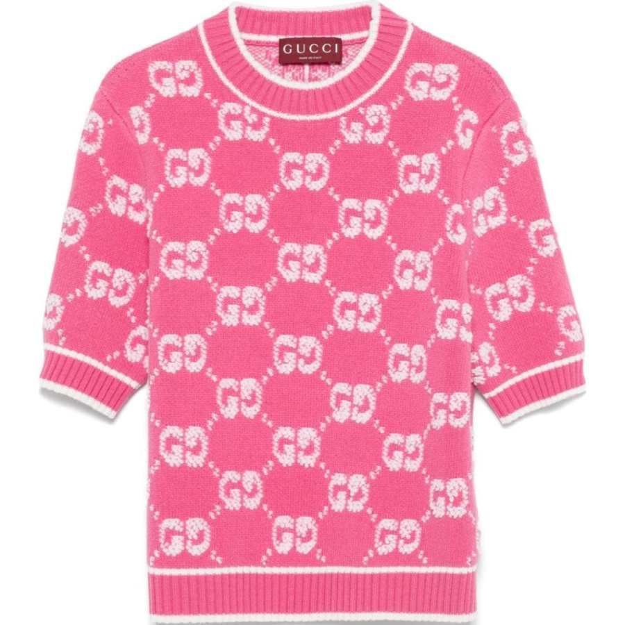 GUCCI Gg Jacquard Knitted Top
