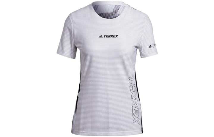 Adidas Adidas Terrex T Shirts Women's White Crew Neck Thin Straight Fit
