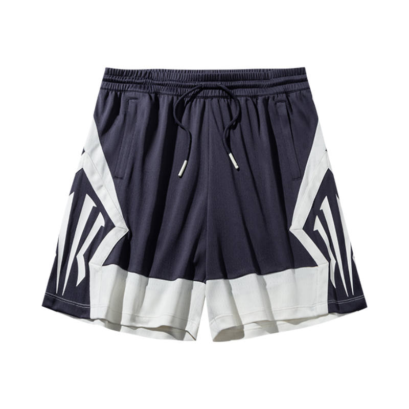 Anta Basketball Shorts Unisex Noon Plum Purple/Beige Yellow