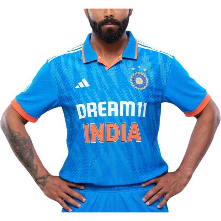 Adidas Adidas ONE DAY INTERNATIONAL CRICKET JERSEY Sportswear Men's Bright Blue