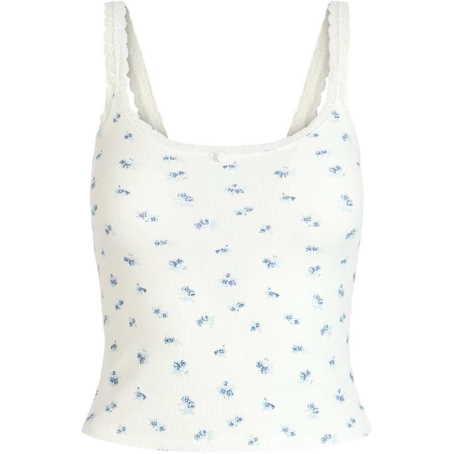 Skims Tank Tops Women's BLUE GARDEN PRINT Moderate