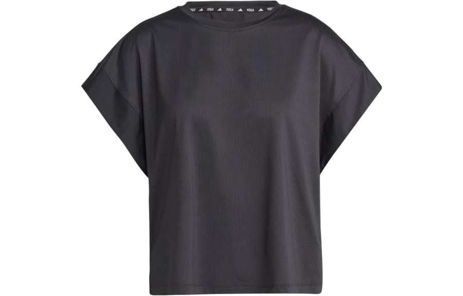 Adidas Adidas Drop Shoulder Sleeve T Shirt Women's Black