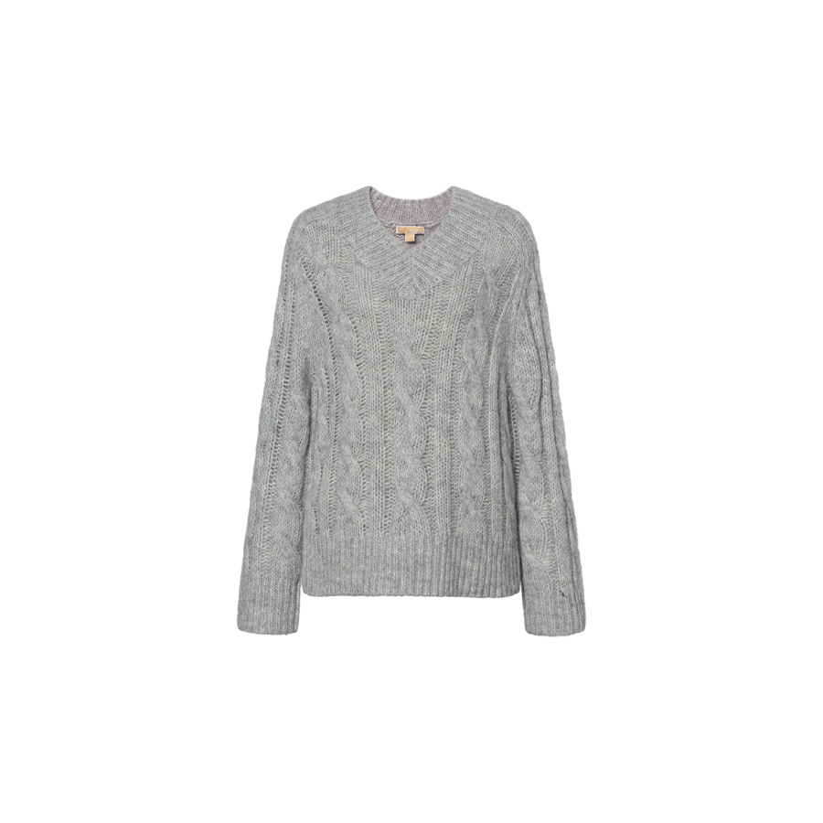MICHAEL KORS MICHAEL KORS Alpaca Blend Cable Knit Sweater