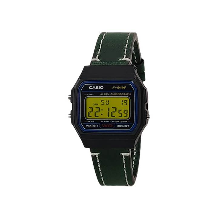 CASIO CASIO Custom Collection Quartz Movement Genuine Leather Strap Watch Men's Watches Black Dial