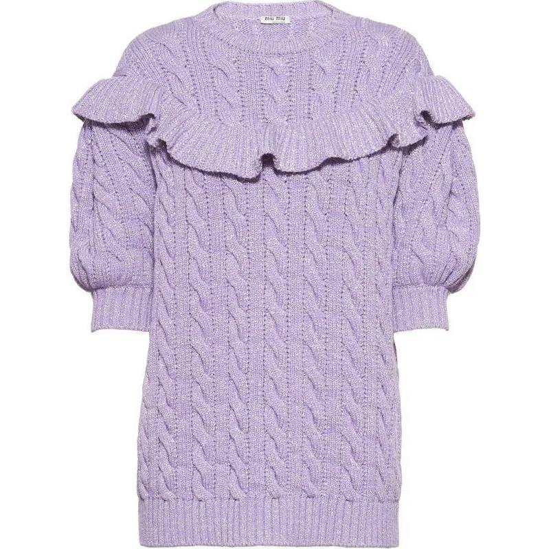 MIU MIU SS22 Sweater Women's Purple