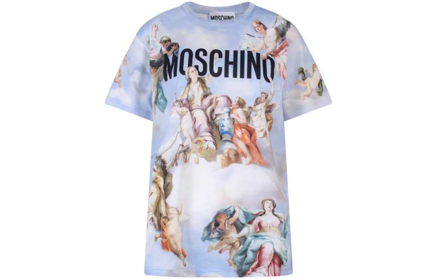 MOSCHINO Regular T Shirt Women's Blue