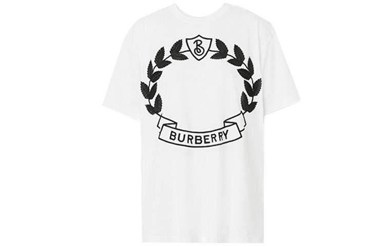 Burberry 【RunwayPrevious Season】logo-embroidered cotton T-shirt