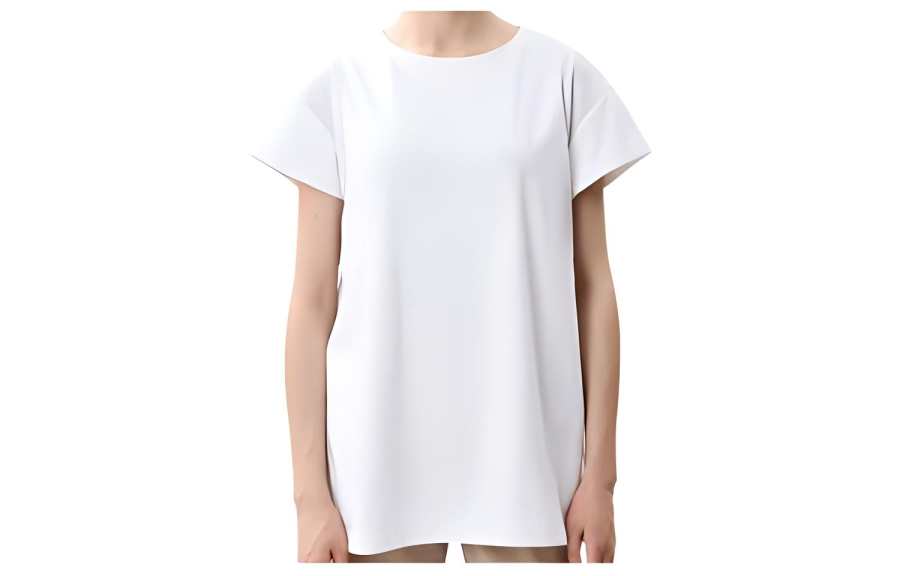 New Balance New Balance T Shirts Women's White Crew Neck Moderate Straight Fit