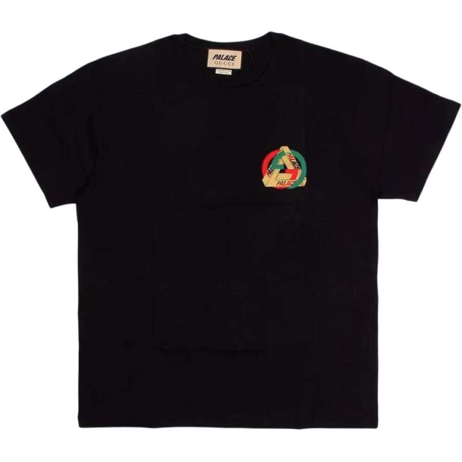 GUCCI X Palace Printed Heavy Cotton Jersey T Shirt 'Black'