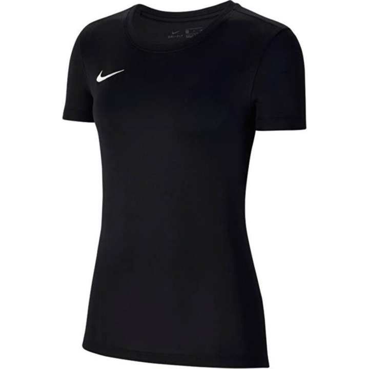 Nike Nike T Shirts Women's Black Crew Neck Moderate Straight Fit