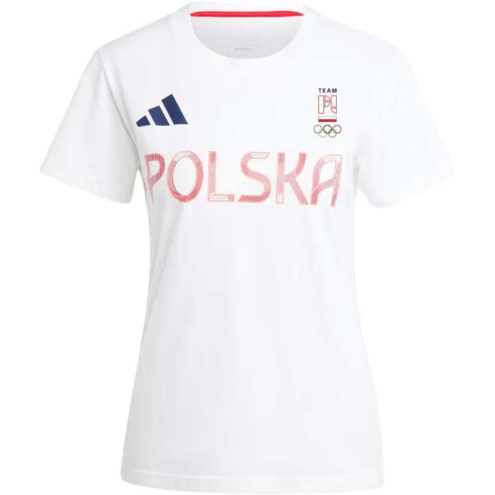 Adidas Adidas Essential T Shirts Women's White Crew Neck Moderate Other