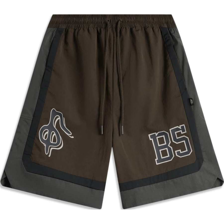 Li-Ning Li Ning Badfive Sports Shorts Men's Slate Umber Black Obsidian Gray