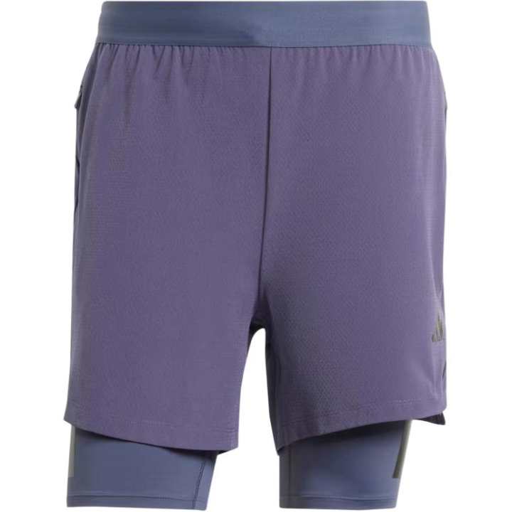 Adidas Adidas Free Shipping With AdiClub Power Workout Two-in-One Shorts