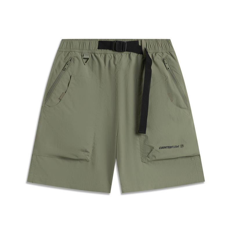 Li-Ning Li Ning CF Tracing Sports Shorts Men's Tea Green