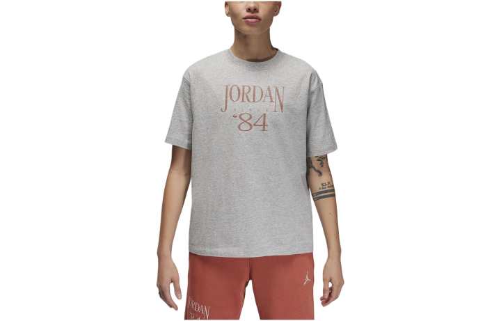 Jordan Jordan Drop Shoulder Sleeve T Shirt Women's Gray