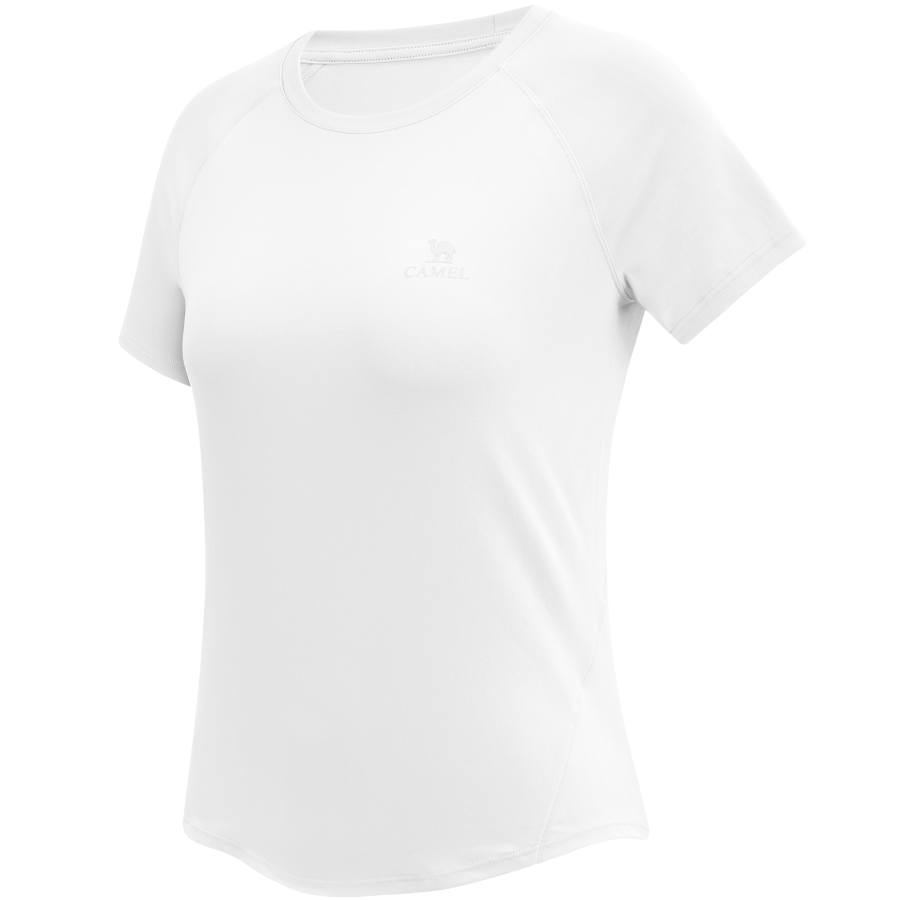 CAMEL Urban Function Series T Shirts Women's Crew Neck Moderate Straight Fit