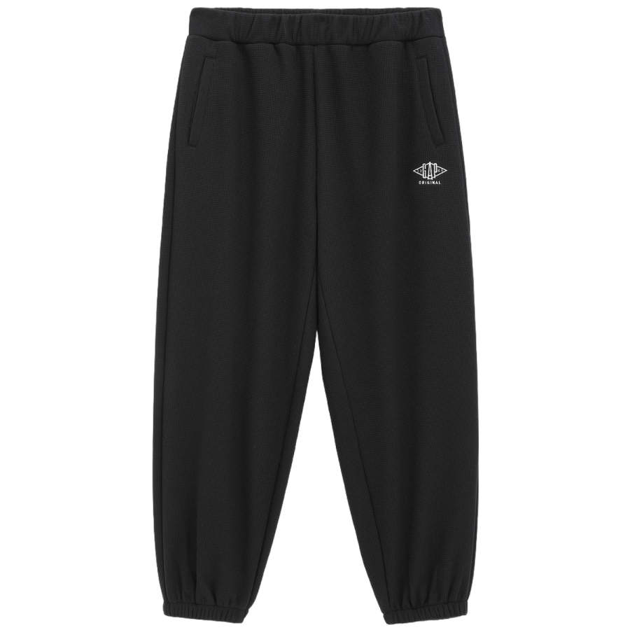 GAP GAP Casual Pants Men's Black Moderate Cuffed Pants