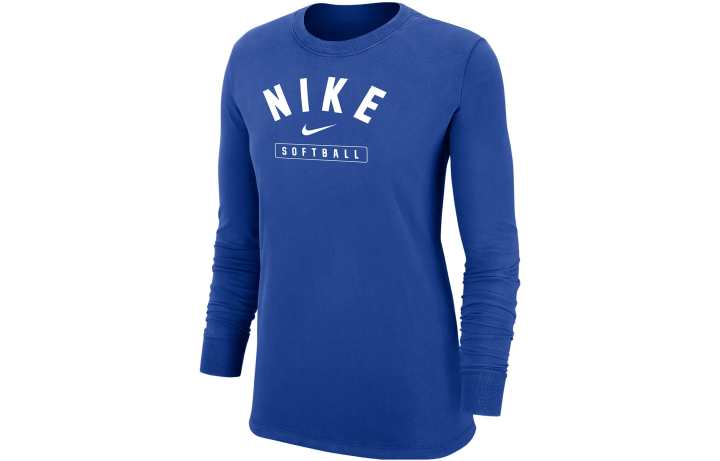 Nike Nike T Shirts Women's Blue Crew Neck Moderate Other