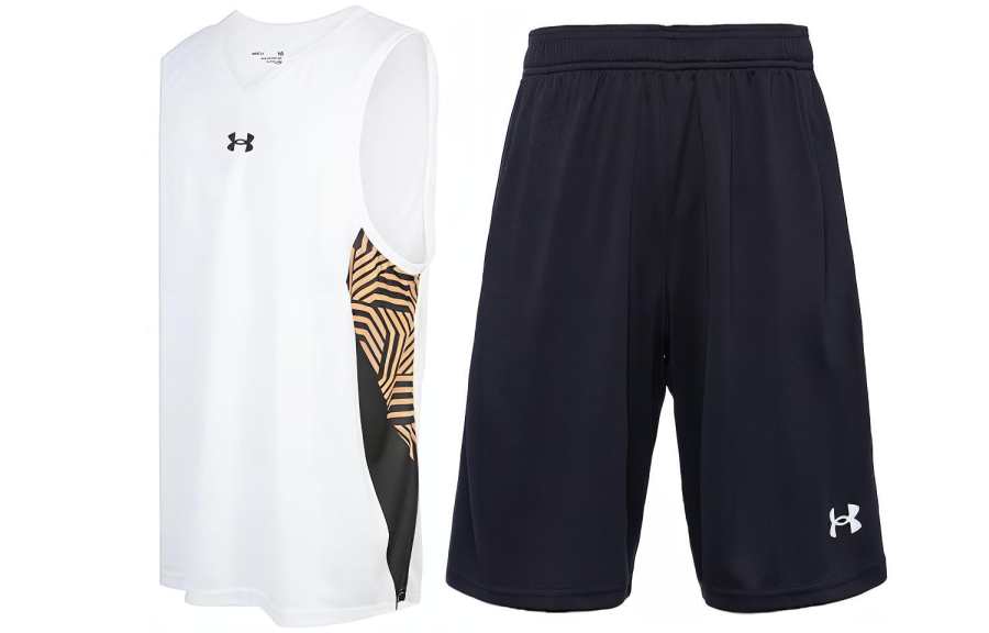 Under Armour Basketball Suit Men's White+Black