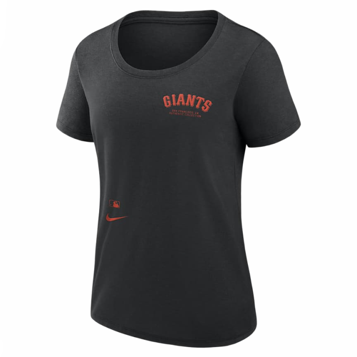 Nike Nike T Shirts Women's Black Crew Neck Moderate Straight Fit