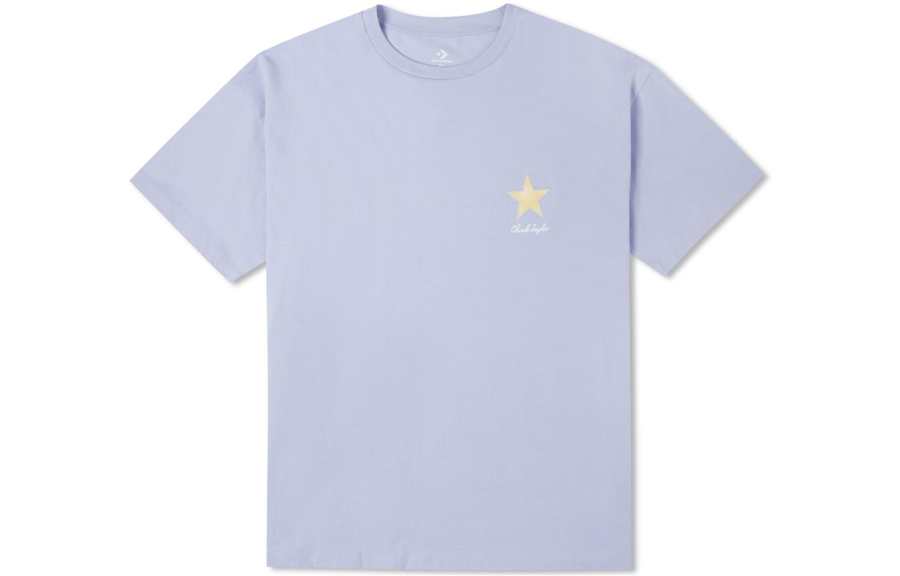 Converse Converse Drop Shoulder Sleeve T Shirt Women's Blue