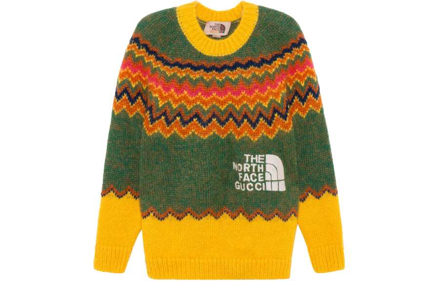 GUCCI X The North Face Sweater Yellow/Green