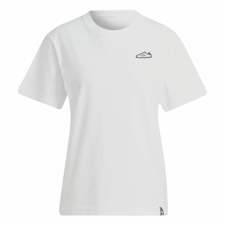 Adidas Adidas T Shirts Women's White Crew Neck Moderate
