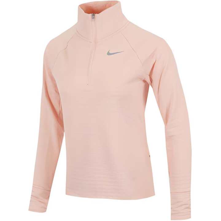 Nike Nike T Shirts Women's Pink Stand Collar Moderate Straight Fit