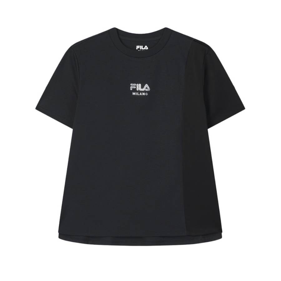 FILA MILANO T Shirt Women's Jet Black