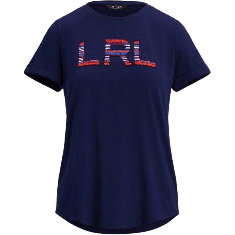 LAUREN RALPH LAUREN Regular T Shirt Women's Dark Blue