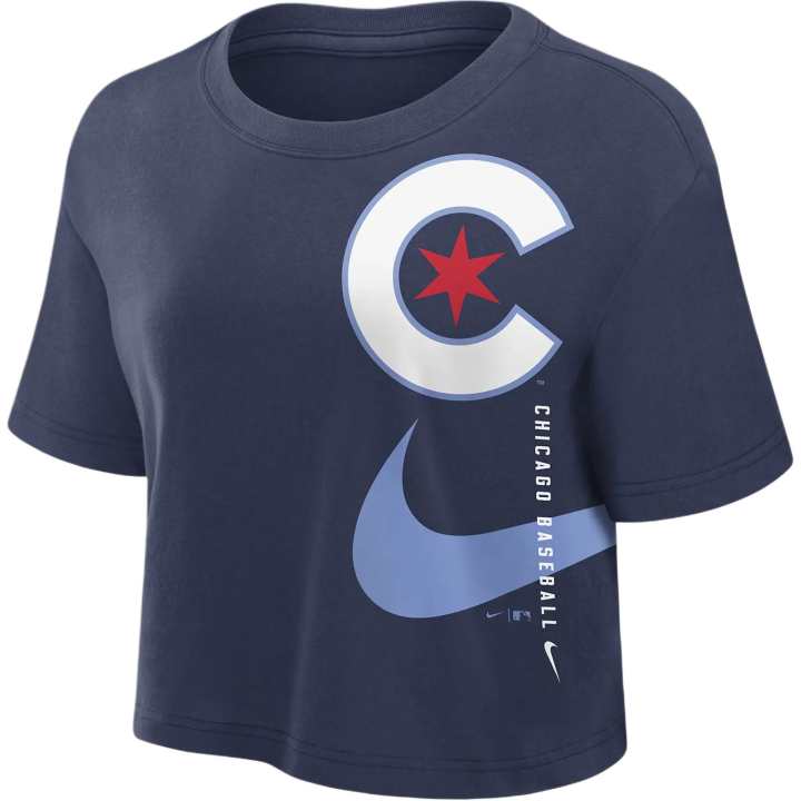 Nike Nike Penn State Athletic Prep Arch Women's Nike Dri FIT College Cropped T Shirt