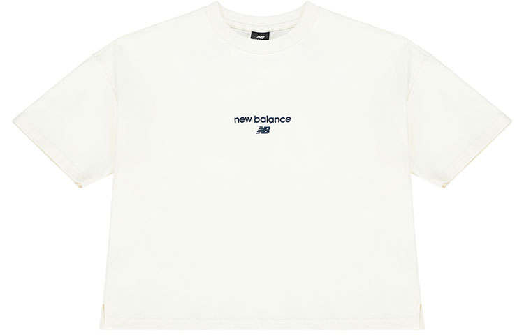 New Balance New Balance SS22 Drop Shoulder Sleeve T Shirt Women's White