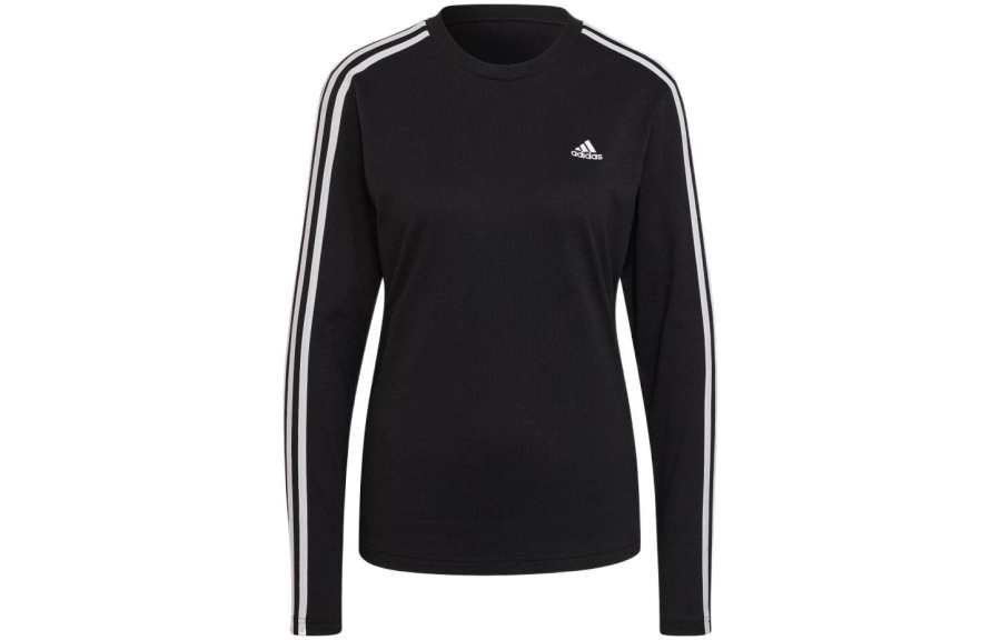 Adidas Adidas T Shirts Women's Black Crew Neck Moderate Straight Fit