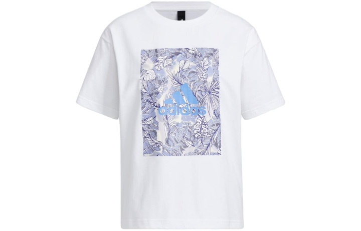 Adidas Adidas Drop Shoulder Sleeve T Shirt Women's White