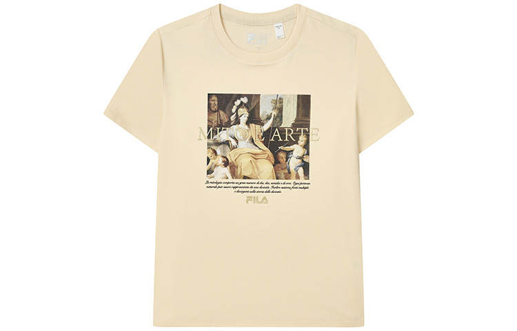 FILA Regular T Shirt Women's Millet Yellow