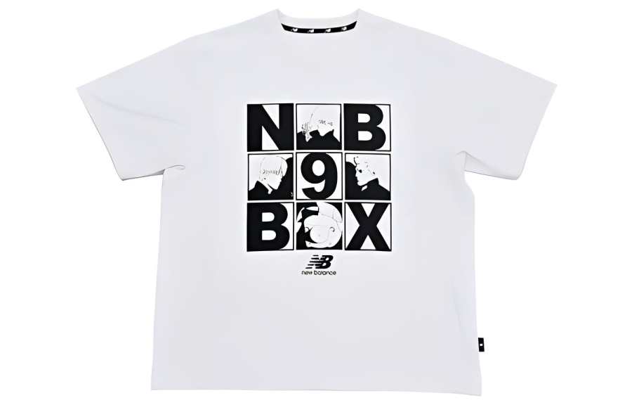 New Balance New Balance Hulic T Shirts Women's White Crew Neck Moderate