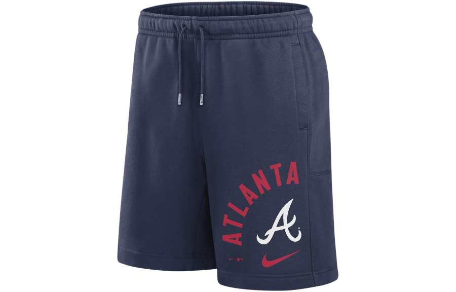 Nike Nike Atlanta Braves Arched Kicker Sports Shorts Men's Marine Blue