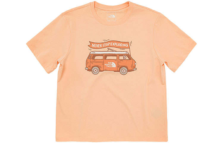 THE NORTH FACE SS22 Set in Sleeve T Shirt Women's Orange