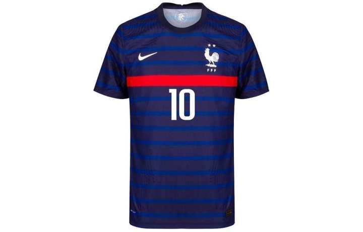 Nike Nike France National Team Soccer Jersey Men's Navy Blue