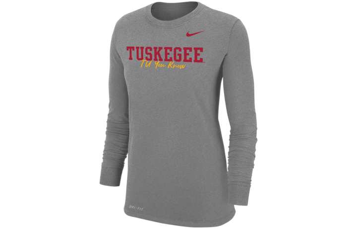 Nike Nike T Shirts Women's Gray Crew Neck Moderate Straight Fit