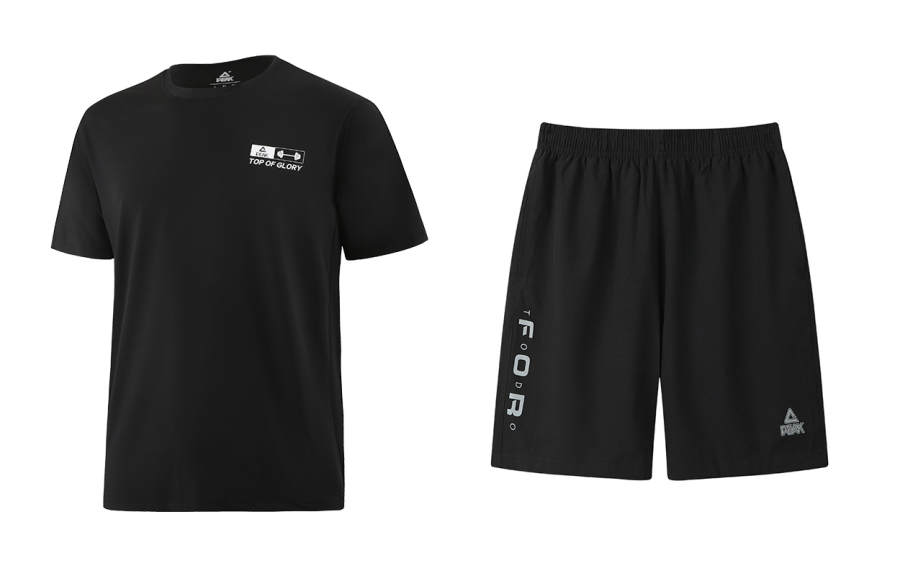 PEAK PEAK Fitness Sets Unisex Crew Neck Thin