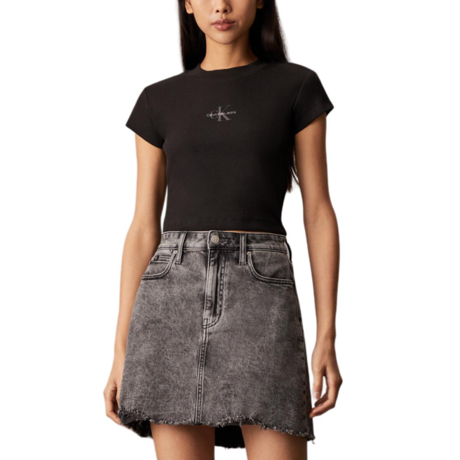 CALVIN KLEIN Regular T Shirt Women's Black