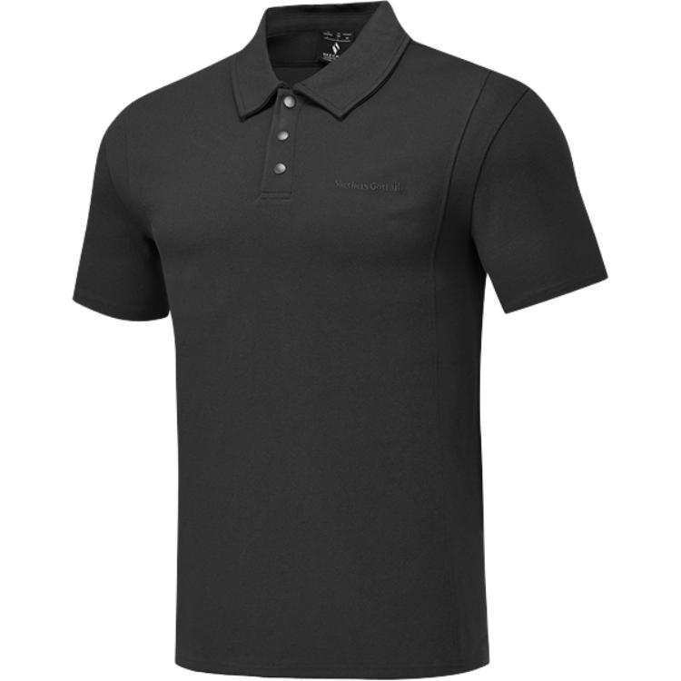 Skechers Wilderness Outdoor Collection Polo Shirt Men's Carbon Black 0018