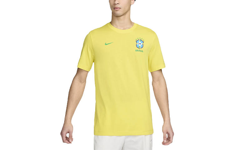 Nike Nike Brazil National Team Brazilian Essentials Soccer Jersey Men's Yellow