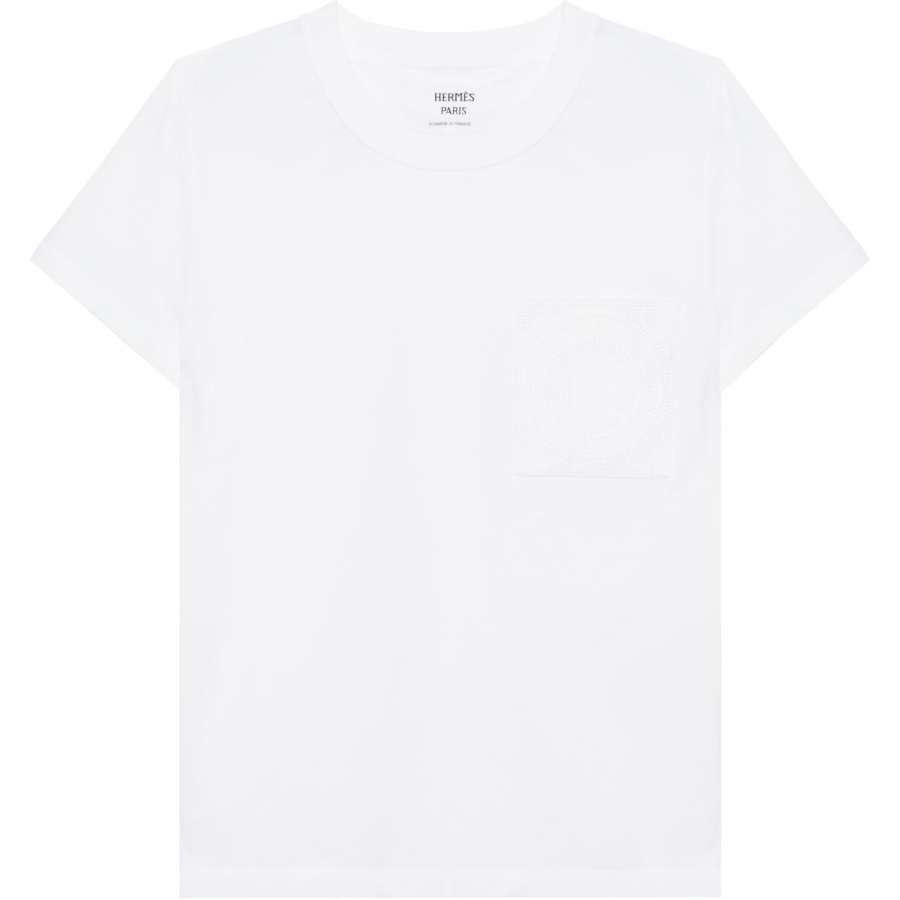 HERMES HERMES Regular T Shirt Women's White
